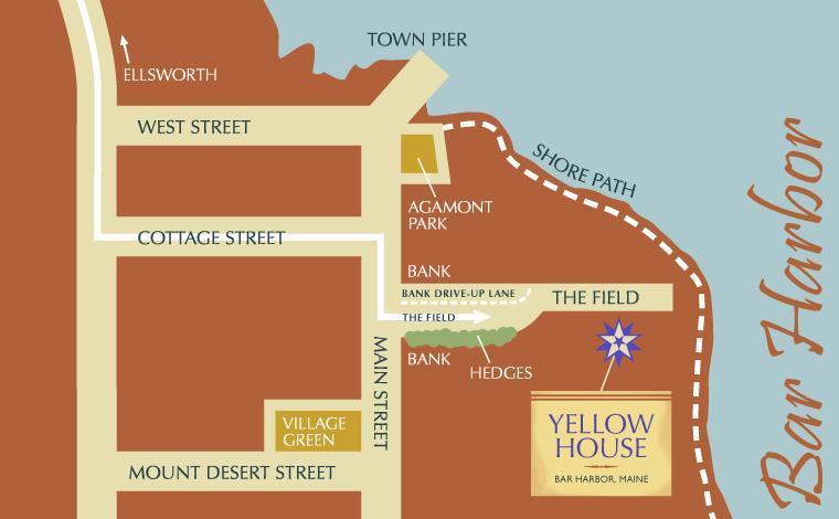 بار هاربور Yellow House Inn المظهر الخارجي الصورة